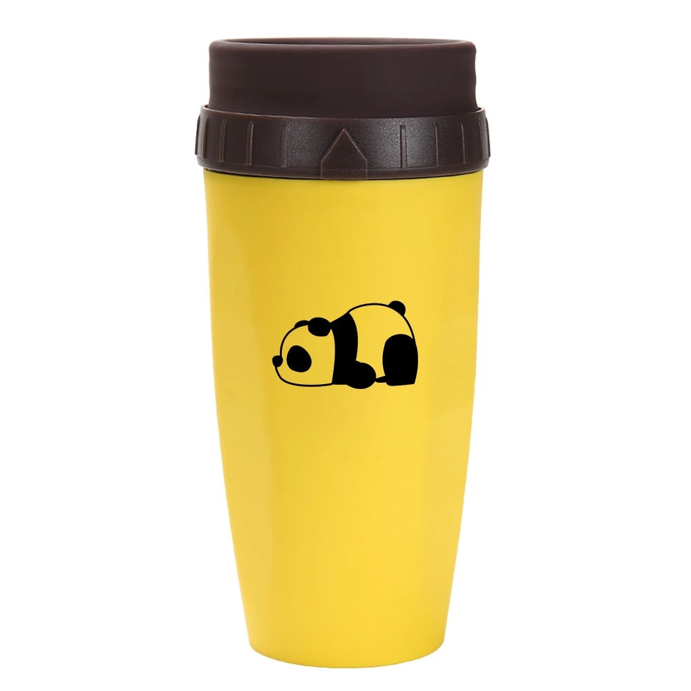 Twist Lid Thermos Cup with Straw