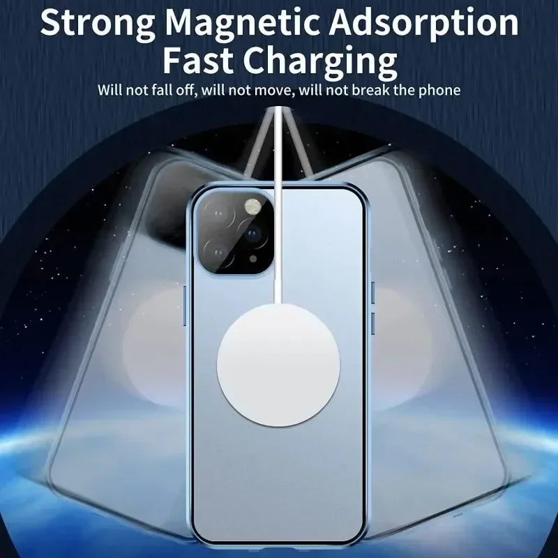 MagSafe Shield – Magnetic Privacy Case with 360° Full Protection